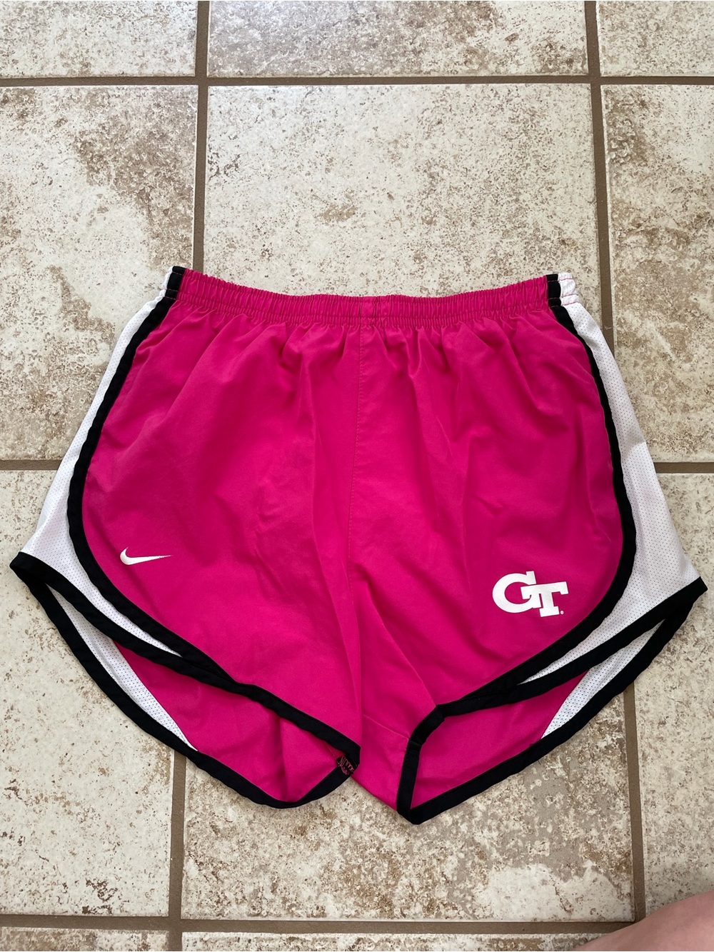 Nike Georgia Tech Women's Pink Athletic Shorts Small